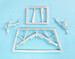 F104, TF104, CF104 Landing Gear (Hasegawa 1989) 2 sets SAC72186