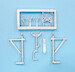 Northrop P61A/B Black Widow Landing gear (Hobby Boss) SAC72194