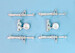 P47D Thunderbolt Landing Gear (2 Sets) (Tamiya) SAC72195