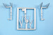 Kugisho P1Y1/P1Y2-3 Ginga (Frances) Landing Gear (Hasegawa) SAC72198