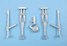 Fokker F27 Friendship/Maritime  Landing Gear (Italeri / ESCI) SAC72199