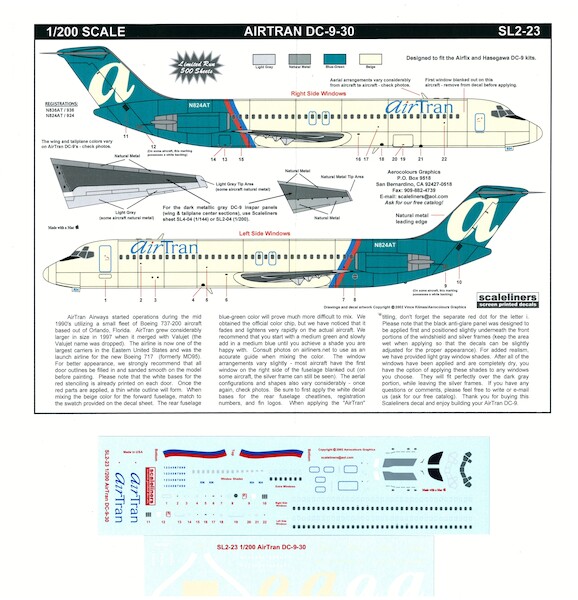 Douglas DC9 (Air Tran) SL2-23