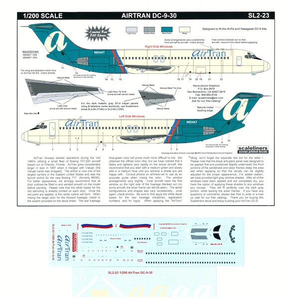 Douglas DC9 (Air Tran)  SL2-23