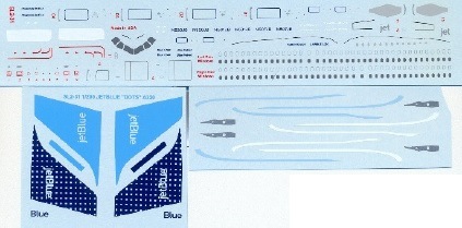 Airbus A320 (Jet Blue "Dots")  SL2-31