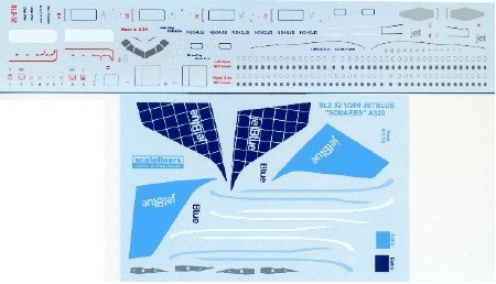 Airbus A320 (Jet Blue "Squares") SL2-32