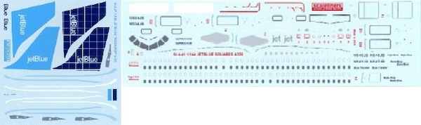 Airbus A320 (Jet Blue "Squares")  SL4-41