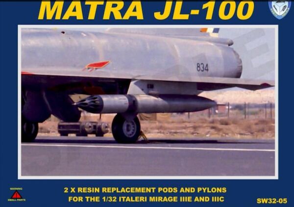 Matra JL-100 pods and pylons (Italeri) sw32-05