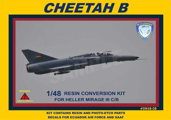 Atlas Cheetah B Conversion (Heller Mirage IIIB/C) sw48-08