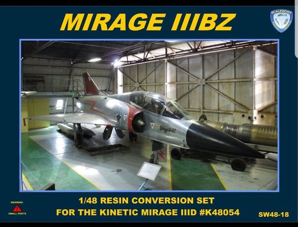 Mirage IIIBZ Conversion (Kinetic Mirage IIID)  SW48-18