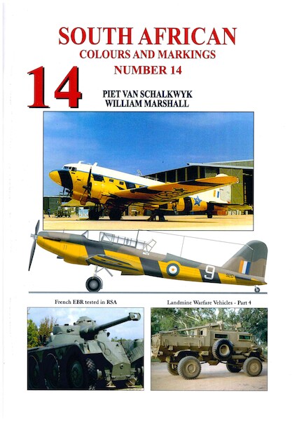 South African Colours & Markings 14 (SAAF Target Tow's, French EBR in SA, Landmine warfare vehicles part 4, 9781990977527