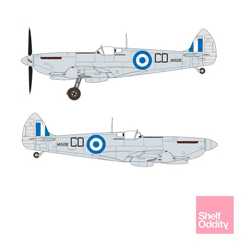 Spitfire LF MKIXc (MH508 Hellenic AF in Natural Metal) SO314411