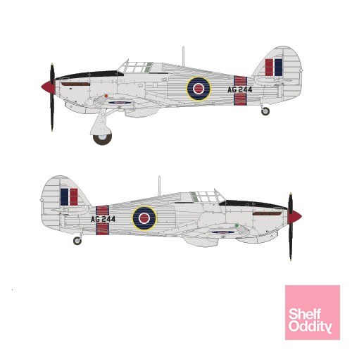 Hawker Hurricane MK1 (Rhodesian Air training Group in Silver) SO314412