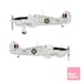 Hawker Hurricane MK1 (Rhodesian Air training Group in Silver) SO314412