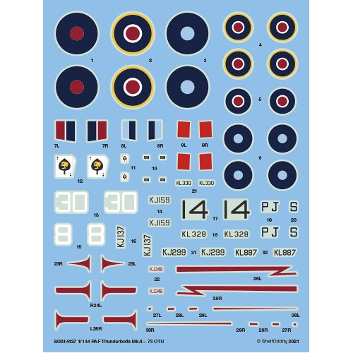 RAF Thunderbolt  MKII (73OTU RAF)  SO314437