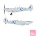 Spitfire LF MKIXc (MH508 Hellenic AF in Natural Metal) SO314411