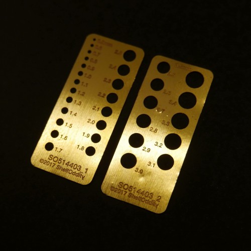 Circle Templates 0,5-3,5mm SO514403