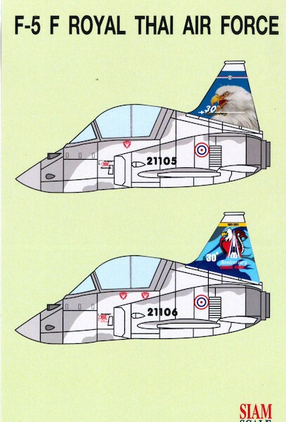 Royal Thai Air force F5F Tiger 30 year anniversary special eggcraft SSN-COMPACT-2