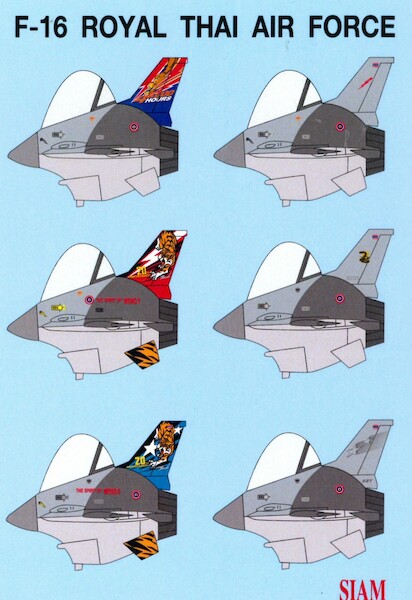 Royal Thai Air force F16 anniversary specials eggcraft SSN-COMPACT-4