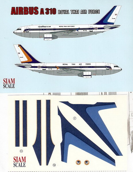 A310 (Royal Thai Air Force - 2 schemes) SSN14419