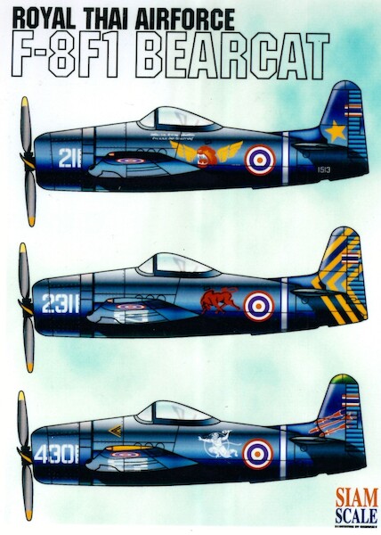 Grumman F8F-1 Bearcat Blue (Royal Thai Air Force) SSN14434