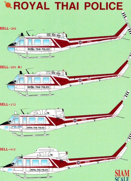 Bell 204/ Bell 212, Bell 412 (Royal Thai police)  SSN14451