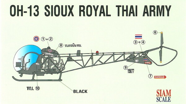 Bell OH13 Sioux (Royal Thai Army)  ssn32016