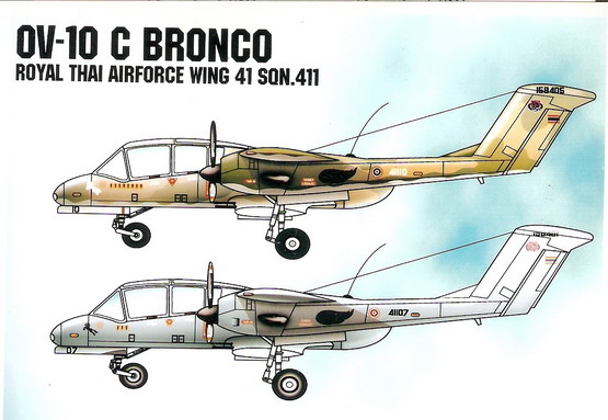 OV10C Bronco (411sq, Wing 41, Royal Thai AF)  SSN32034
