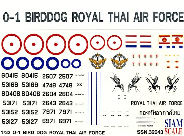 Cessna O1 Bird Dog (Royal Thai Air Force)  SSN32043