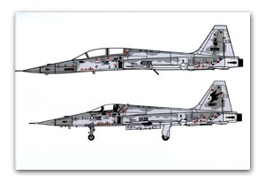 F5E/F Tiger II E3 (Royal Thai AF) SSN48001