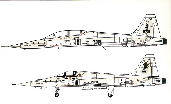 F5E/F Tiger II E2 standard (Royal Thai AF) SSN48002