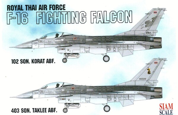 F16A/B Fighting Falcon (Royal Thai AF) SSN48018