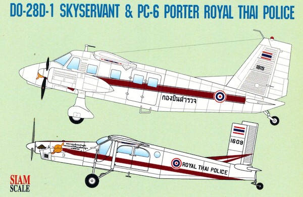 Dornier Do28 / Pilatus PC6 Turbo Porter (Royal Thai Police)  SSN72015