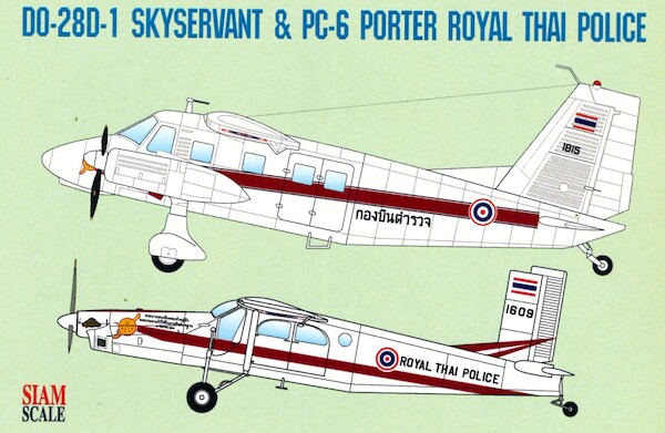 Dornier Do28 / Pilatus PC6 Turbo Porter (Royal Thai Police) SSN72015
