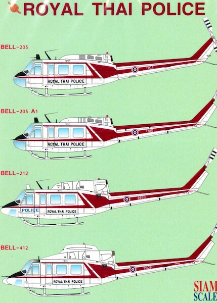 Bell 205/206/212/412 (Royal Thai Police) SSN72017