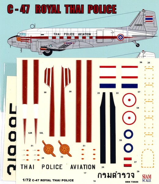 C47 Dakota (Royal Thai Police) SSN72020
