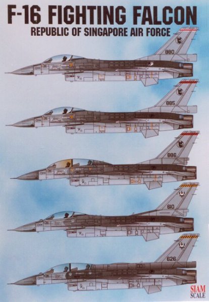 F16 Fighting Falcon (Republic of Singapore Air force) SSN72024