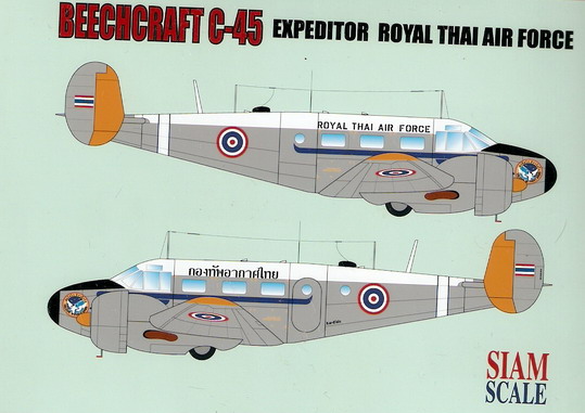 Beechcraft C45 Expeditor (Royal Thai Air Force) SSN72029