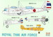 Martin B10, DH82a Tiger Moth, Avro 504N & Boeing P12E (Royal Thai Air Force) b10