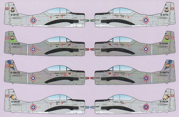 North American T28D Trojan (Royal Thai AF) SSN72071