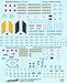 F4E Phantom English and Hebrew stencils and service markings (Israeli AF, USAF) F4E