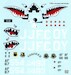 F4C/D Phantom (USAF MiG Killers) with full stencils in white and black SSNUSAF32001full