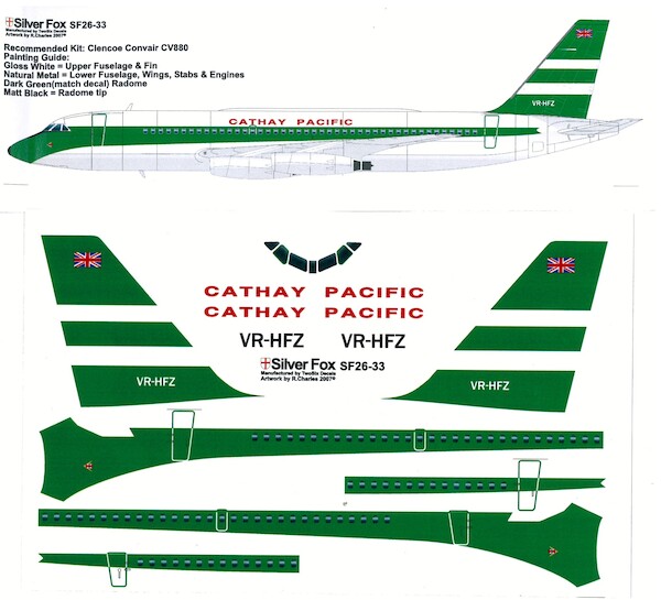 Convair CV880 (Cathay Pacific) sF26-33