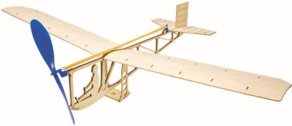 Ikarus Gummimodell  Holzbauzats / Wooden Kit  0253383