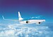 KLM Boeing 737-800 in flight Poster 
