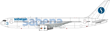 Boeing 767-300 (Sobelair nc)  SKD20-25