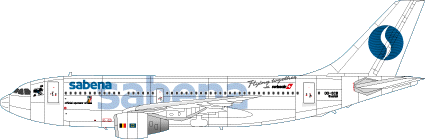 Airbus A310 (Sabena nc)  SKD200-21