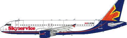 Airbus A320-200 (Skyservice)  SKY144-62