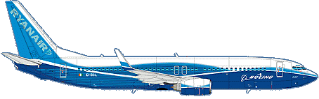 Boeing 737-800 Ryanair "Dreamliner"scheme SKY144-67