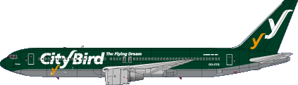 Boeing 767-300 (Citybird, the Flying Dream) SKY200-50