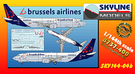 Boeing 737-400 (Brussels Airlines) Re-Edition SKY144-04b